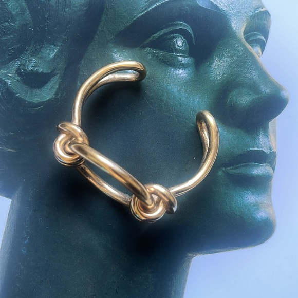 J.Crew knot detail gold cuff - Picture 2 of 5